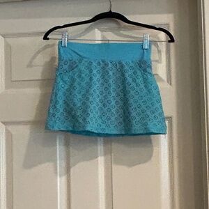 Kids Teal Tennis Skirt